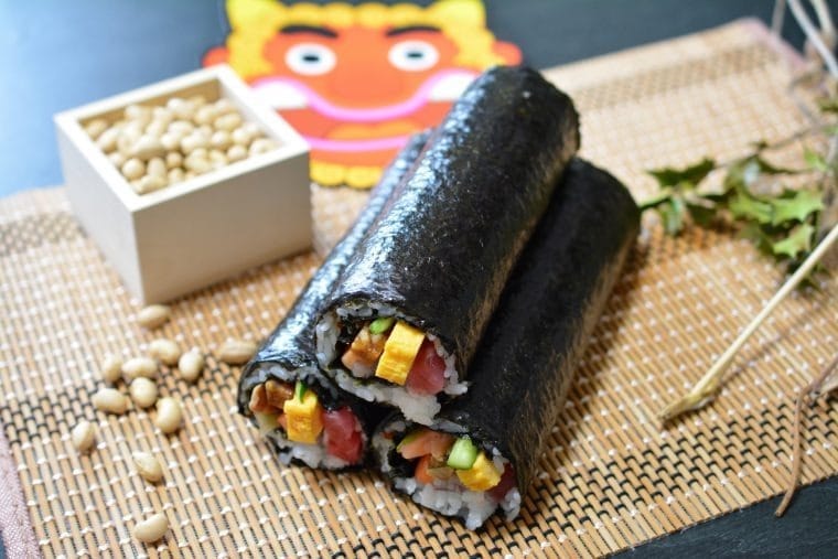 节分时常见的惠方卷与撒豆用品