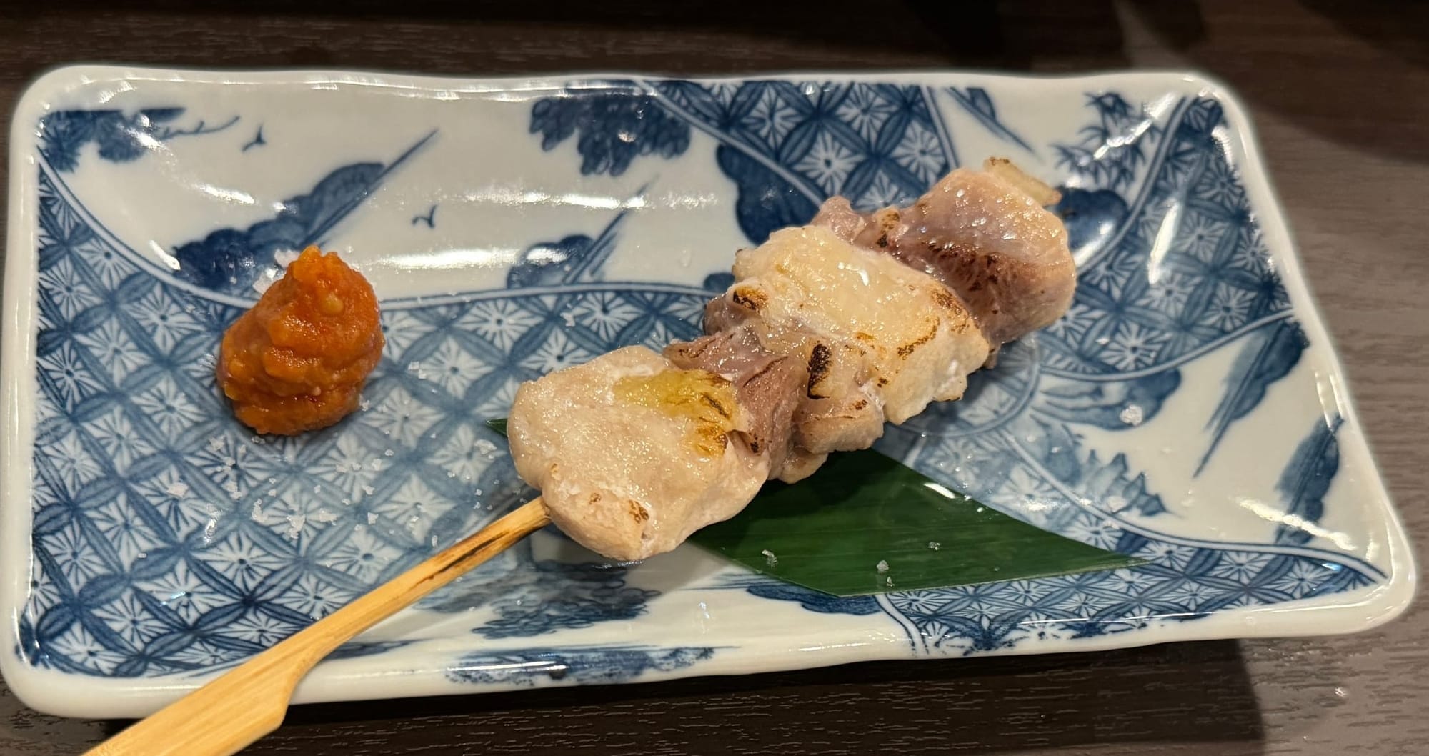 涂有味噌的烤米棒料理