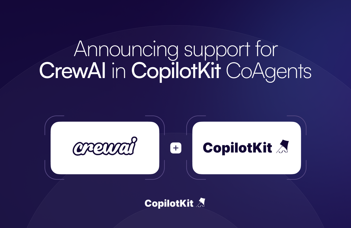Enhancing CrewAI with CopilotKit Integration