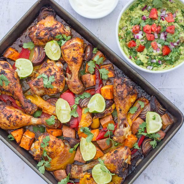 Mexican chicken traybake