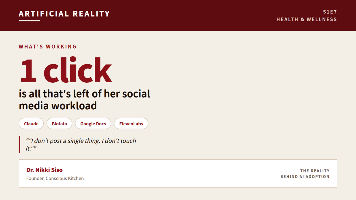 How Dr. Nikki Siso automated the part of her job she hated