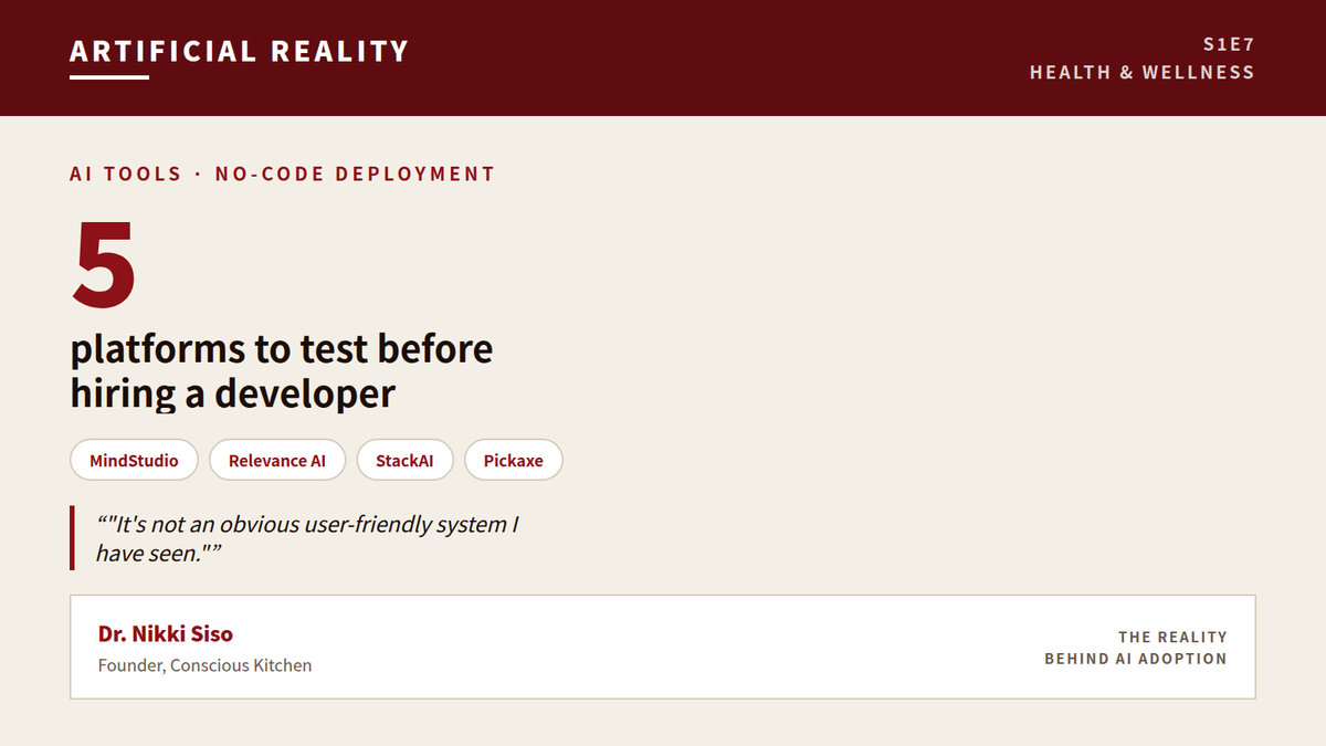Five no-code platforms to test before you hire a developer