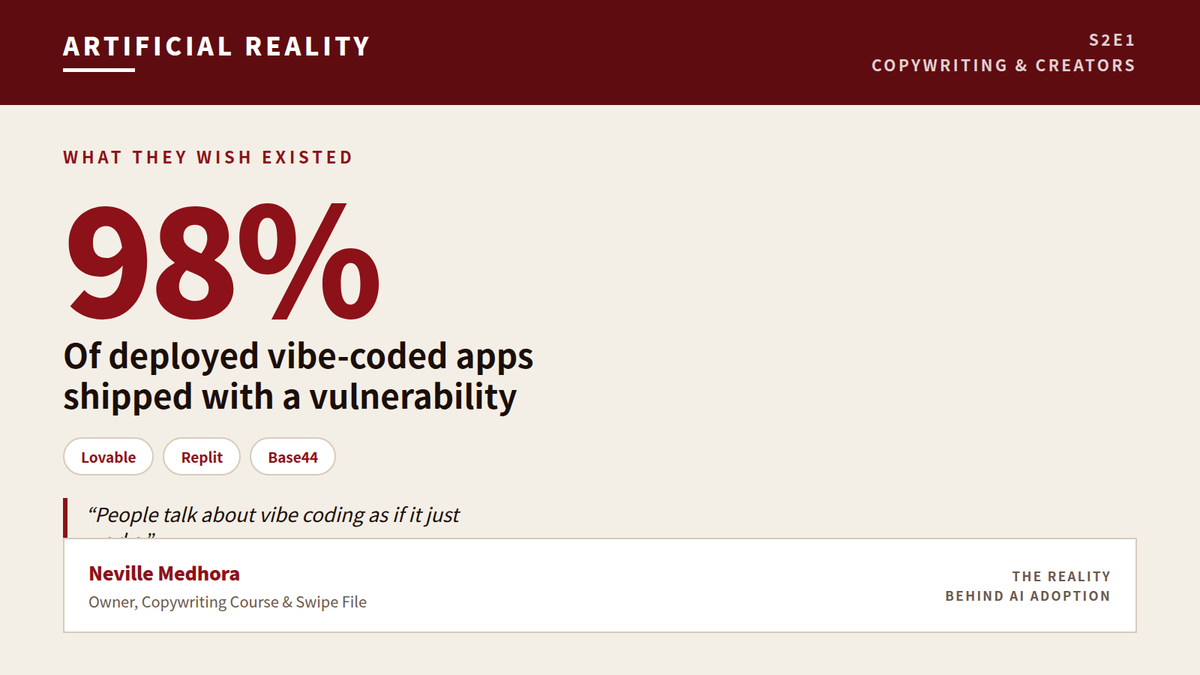 The deployment wall moved. Here is what breaks vibe-coded apps now