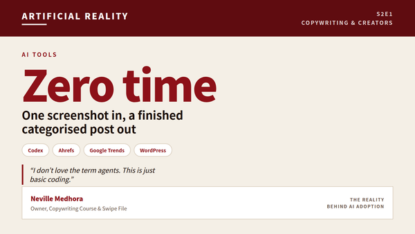 The content pipeline that turns one screenshot into a finished post
