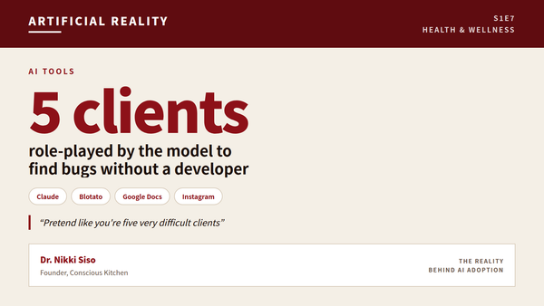 Test your own AI tool by telling it to be five difficult clients