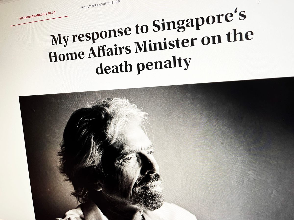 Drug spat with Richard Branson: activists are not stakeholders, the society is Feature image