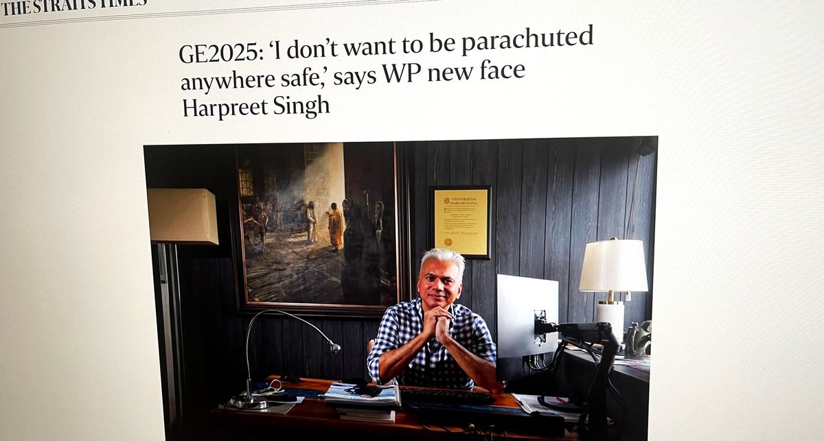 Speaking of Harpreet Singh, he just blew up Pritam Singh’s fearmongering tactic for the GE Feature image