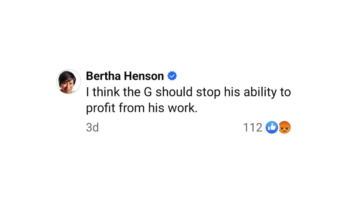 Bertha Henson has yet again decided to show why she’s out of a job Feature image