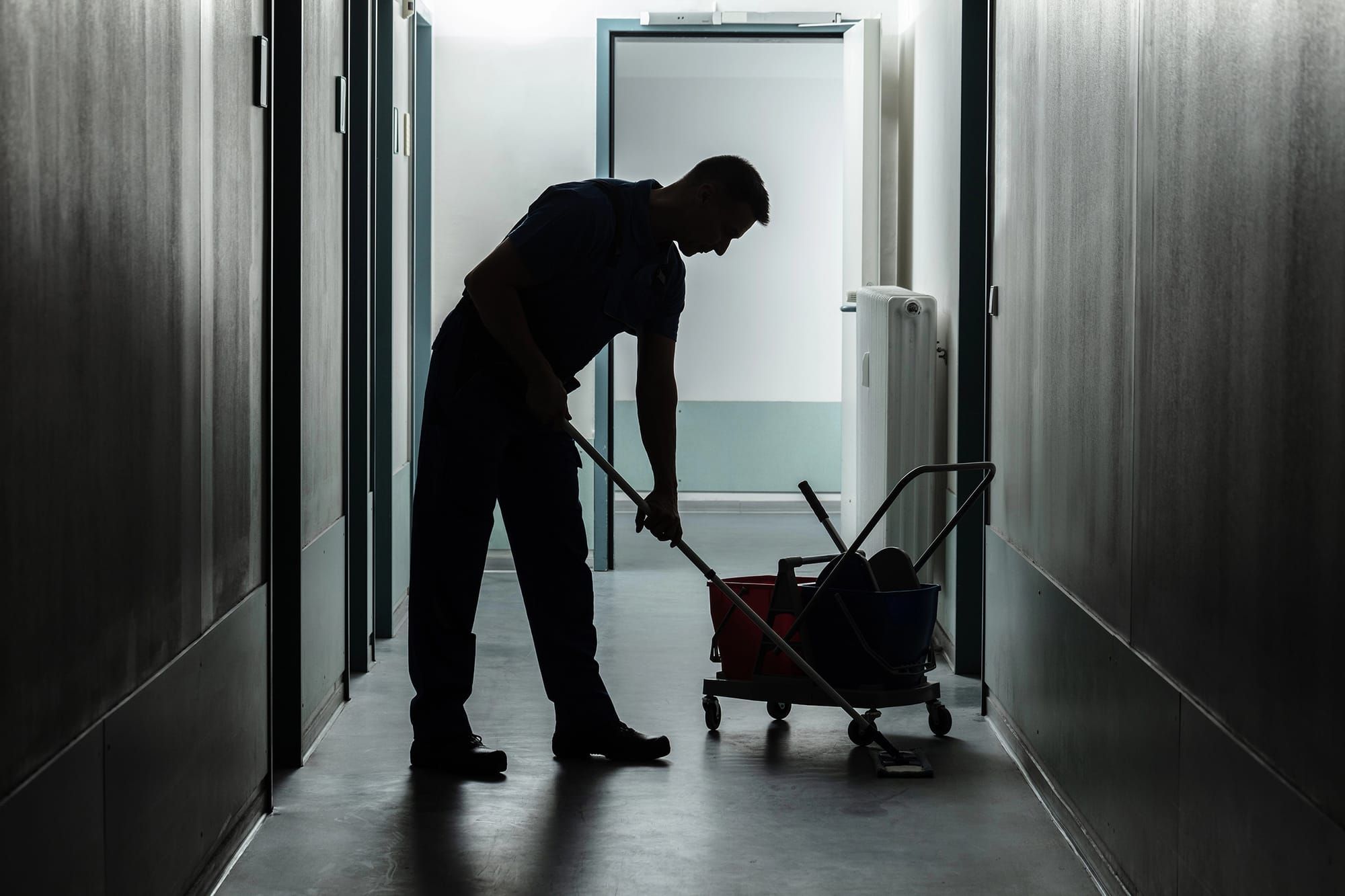 Everybody sneering at training for cleaners should be sent to work as one for a year. Without training. Post image