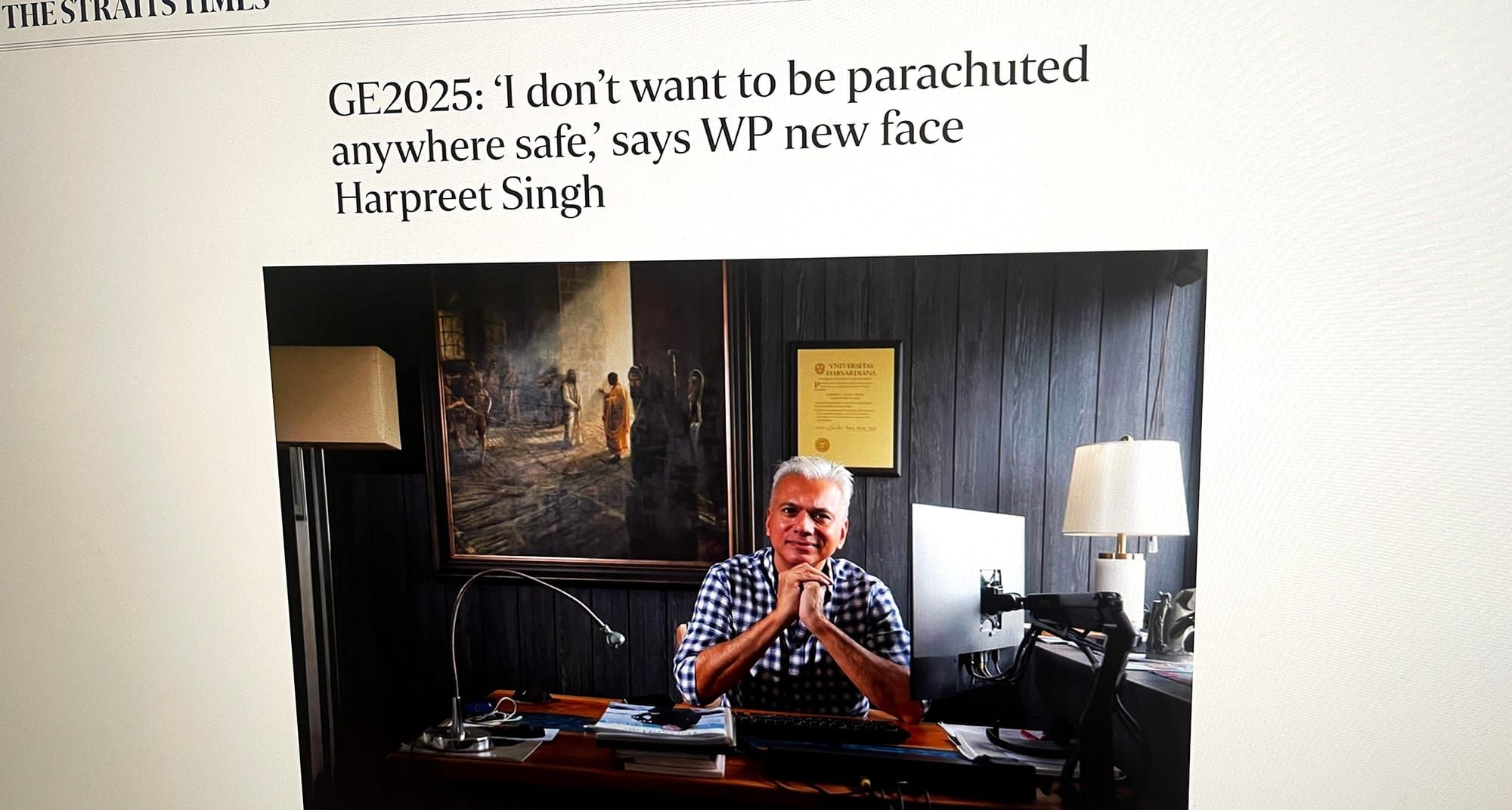 Speaking of Harpreet Singh, he just blew up Pritam Singh’s fearmongering tactic for the GE Post image