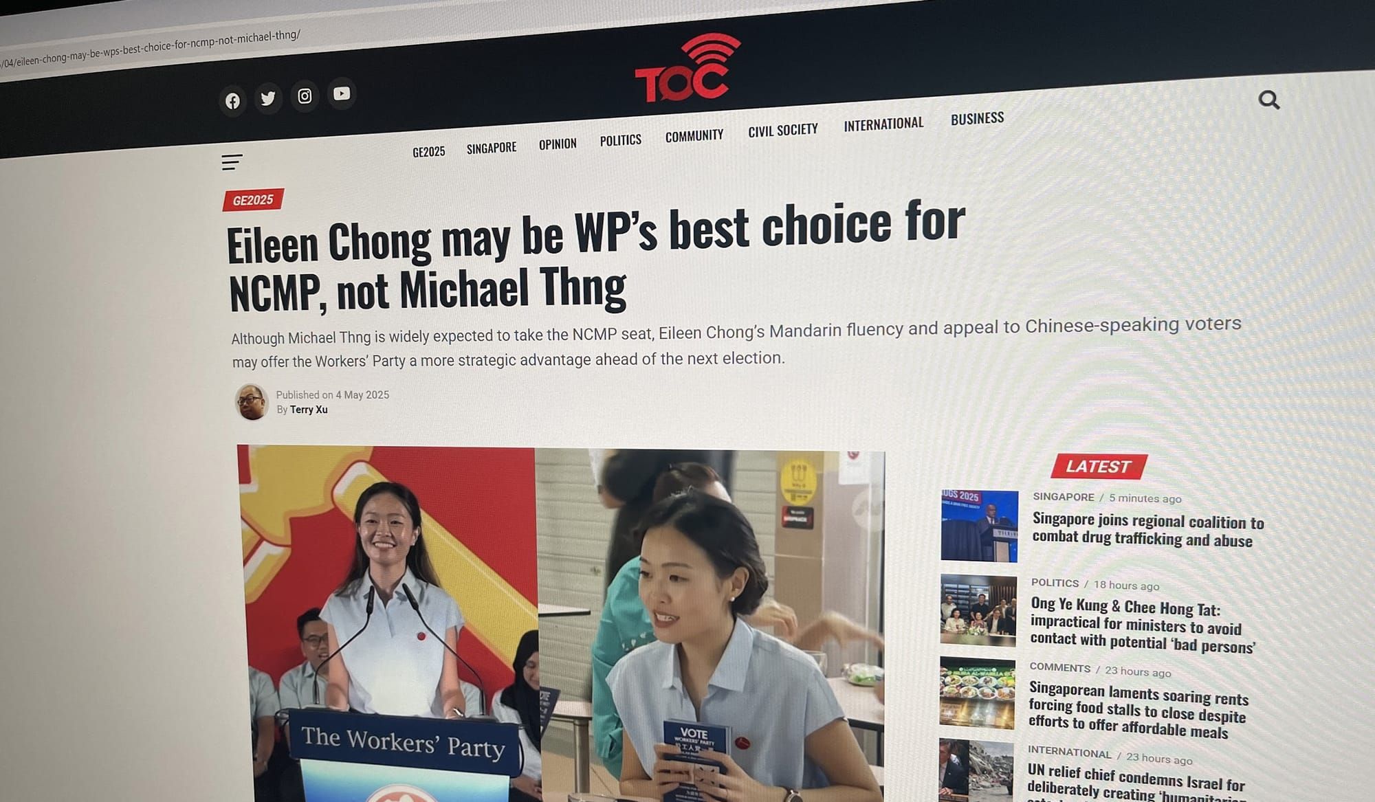 WP abandons Muslim voters, turns to the Chinese with its NCMP pick, heeding advice from Terry Xu Post image