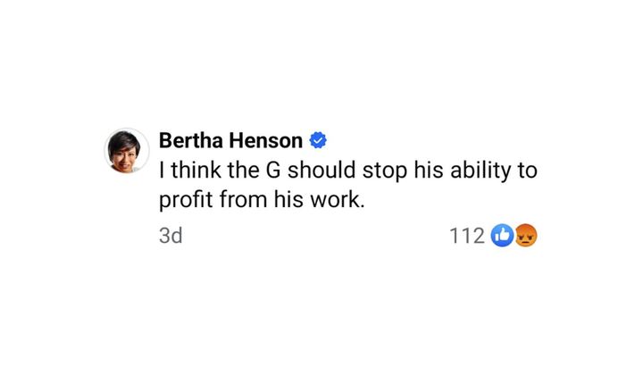 Bertha Henson has yet again decided to show why she’s out of a job Feature image