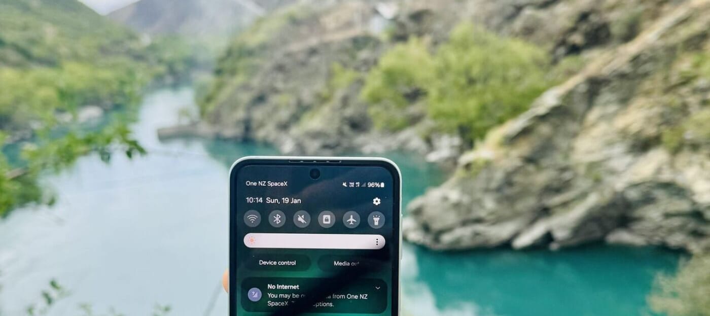 One NZ satellite service.