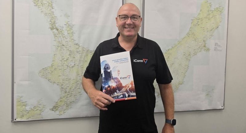 RCG commercial manager Peter Gregory announcing iConn.