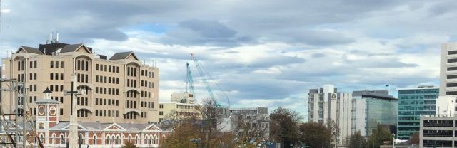 Spark and Huawei 4.5G antenna on Hereford Street, Christchurch delivering gigabit speeds.