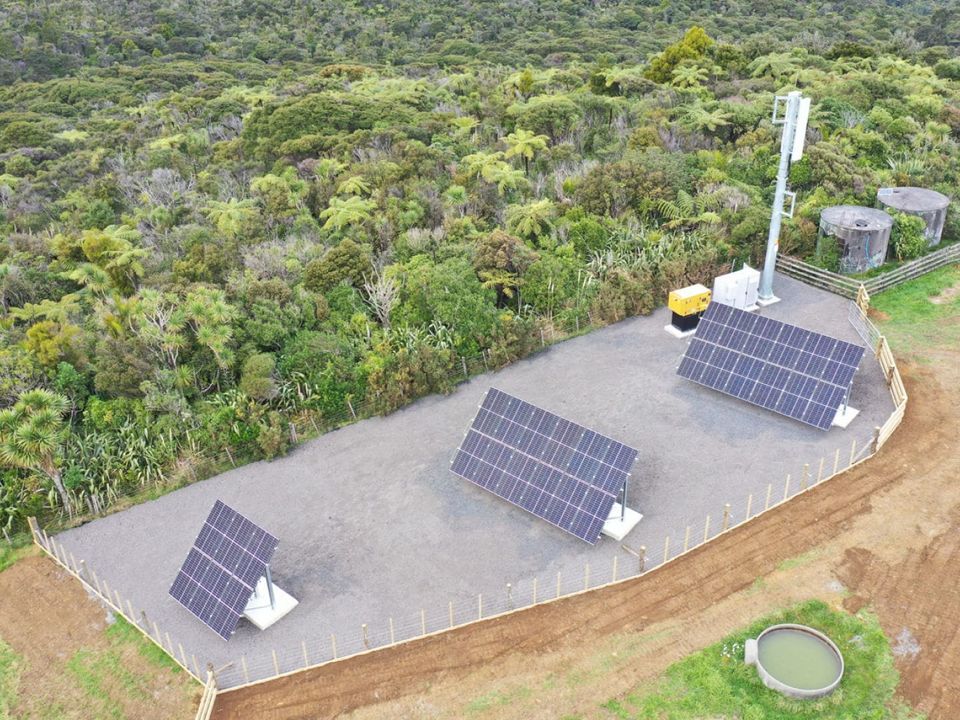 Anawhata is the site of the Rural Connectivity Group’s 500th open access cell tower.