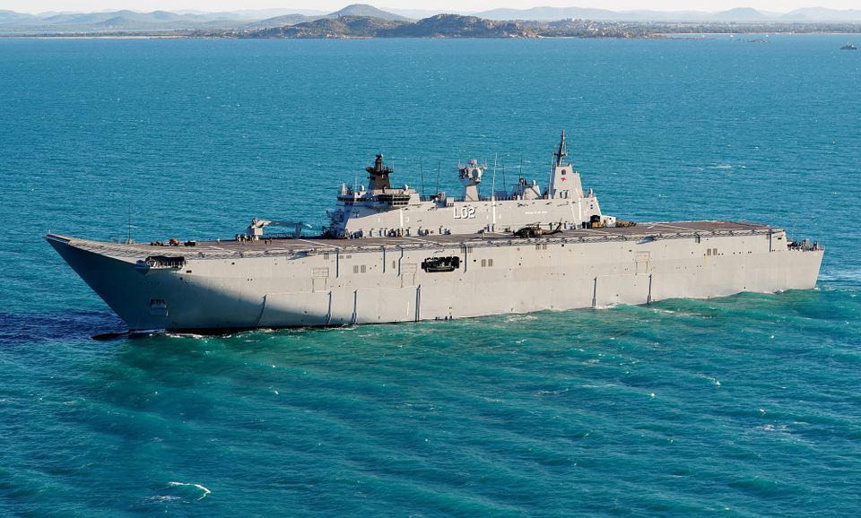 HMAS Canberra.