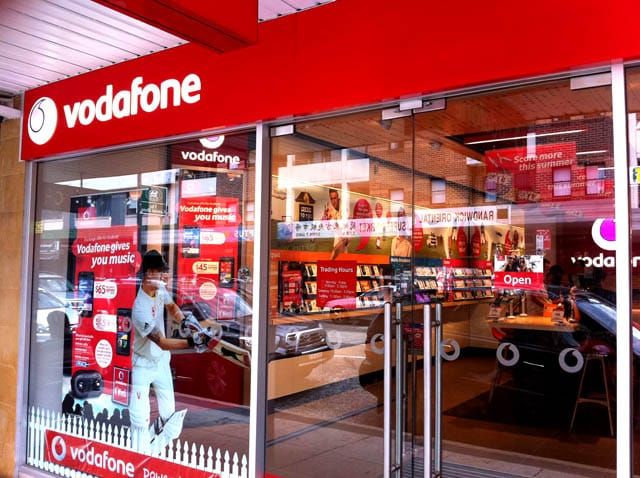 Vodafone NZ shop.