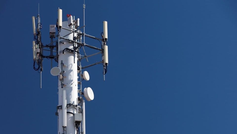 Spark 5G mobile tower. 