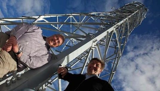 Himatangi Beach RBI tower.