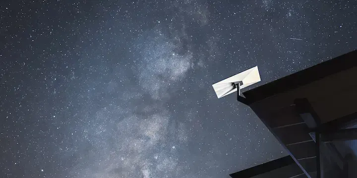 Starlink night sky.