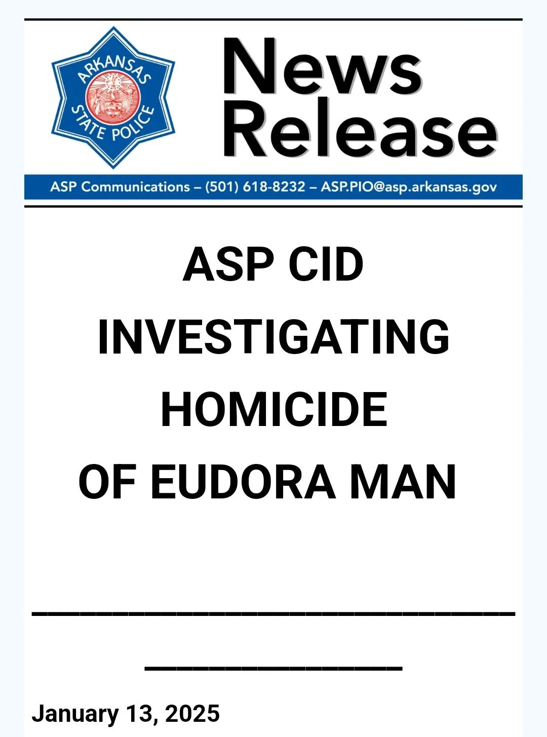 Murder In Eudora?