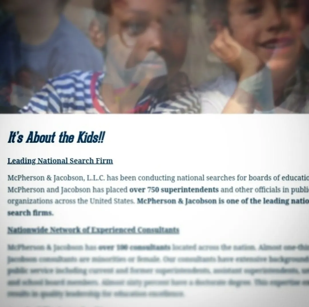 Superintendent Searches Resemble Nepotism