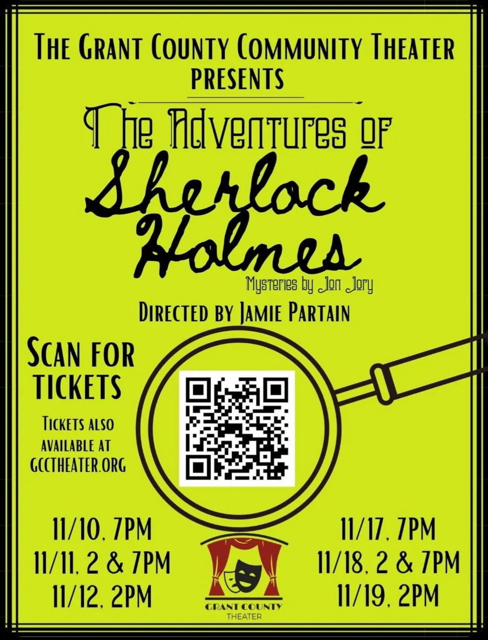 Grant County Community Theater Brings You Sherlock Holmes