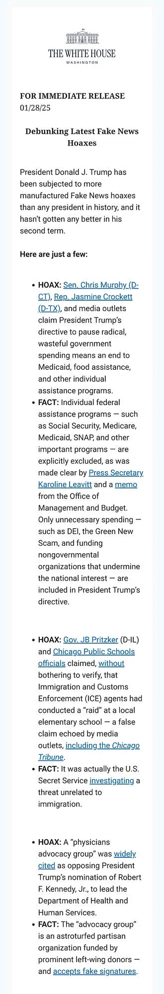 Trump: Debunking The Latest Fake News Hoaxes