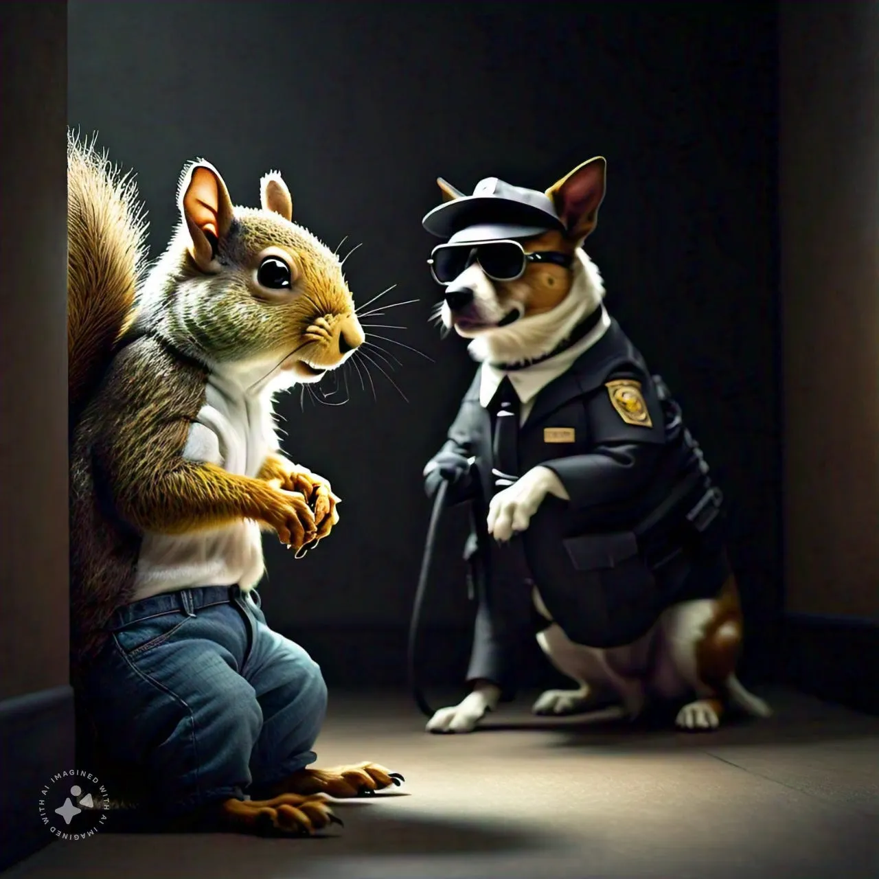 Stay Away From Our Squirrel