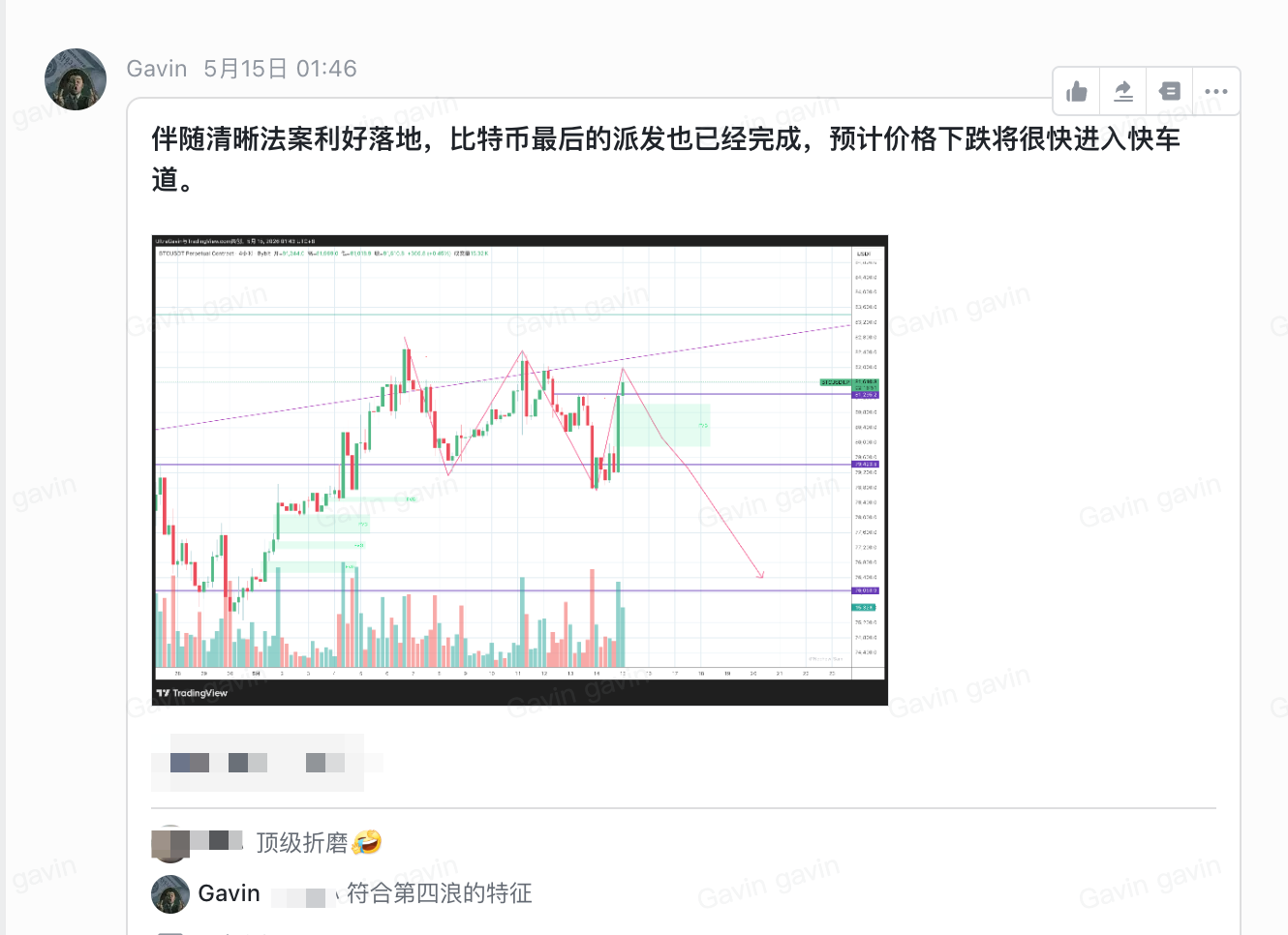 Origin Research 独家研报:我们在 5 月 14 日凌晨、5 月 15 日凌晨,连续两次在社群里给出过明确判断
