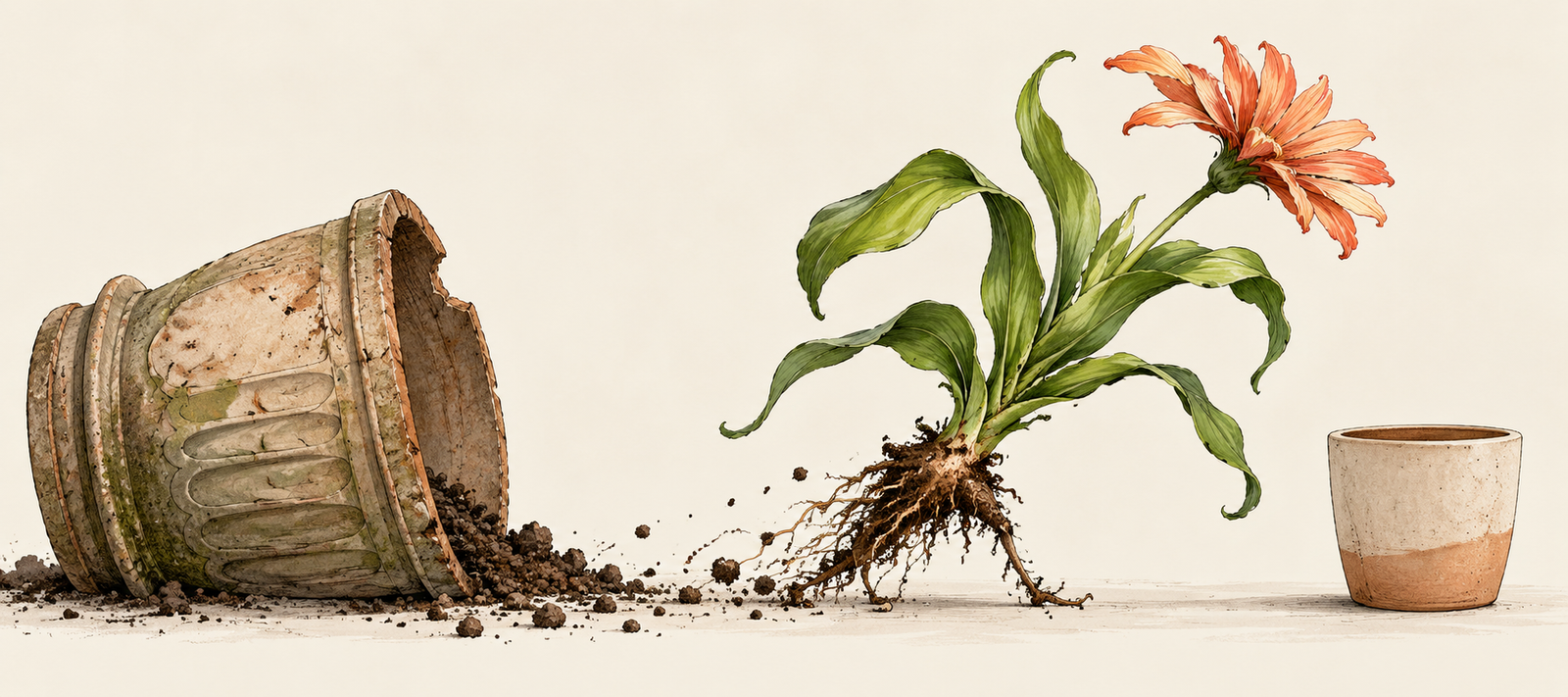 How to Bloom Where You’re Planted When All You Want to Do Is Chuck the Pot Post feature image