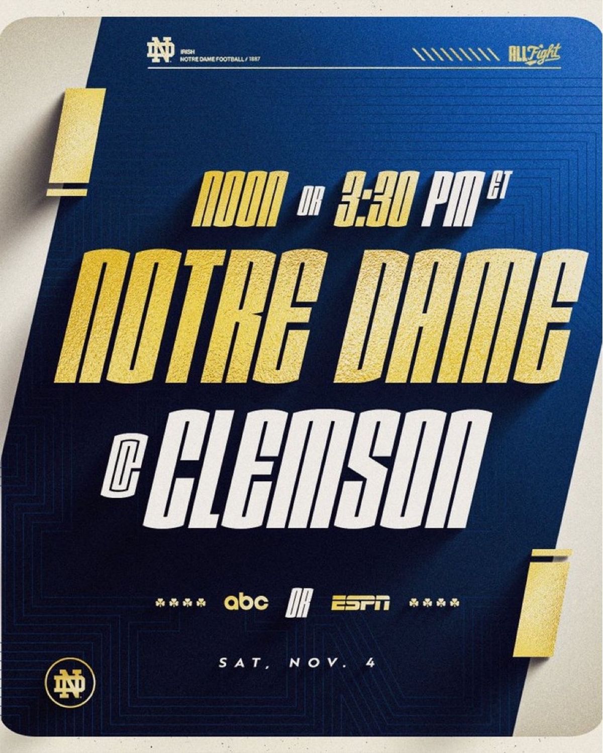 More Firm Game Day Schedule