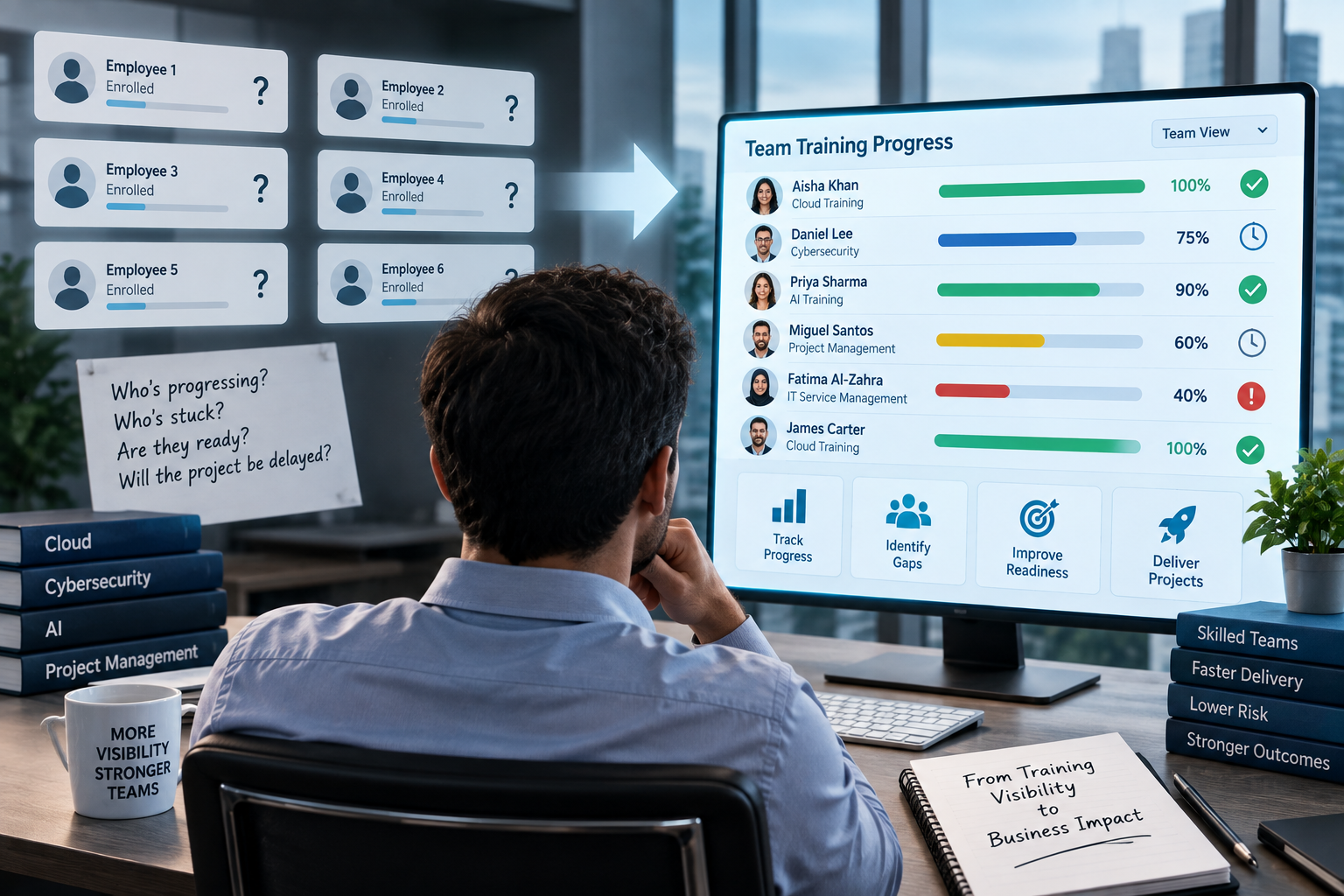 The Enterprise Training Visibility Problem: What IT Leaders Cannot See Can Slow Projects Down