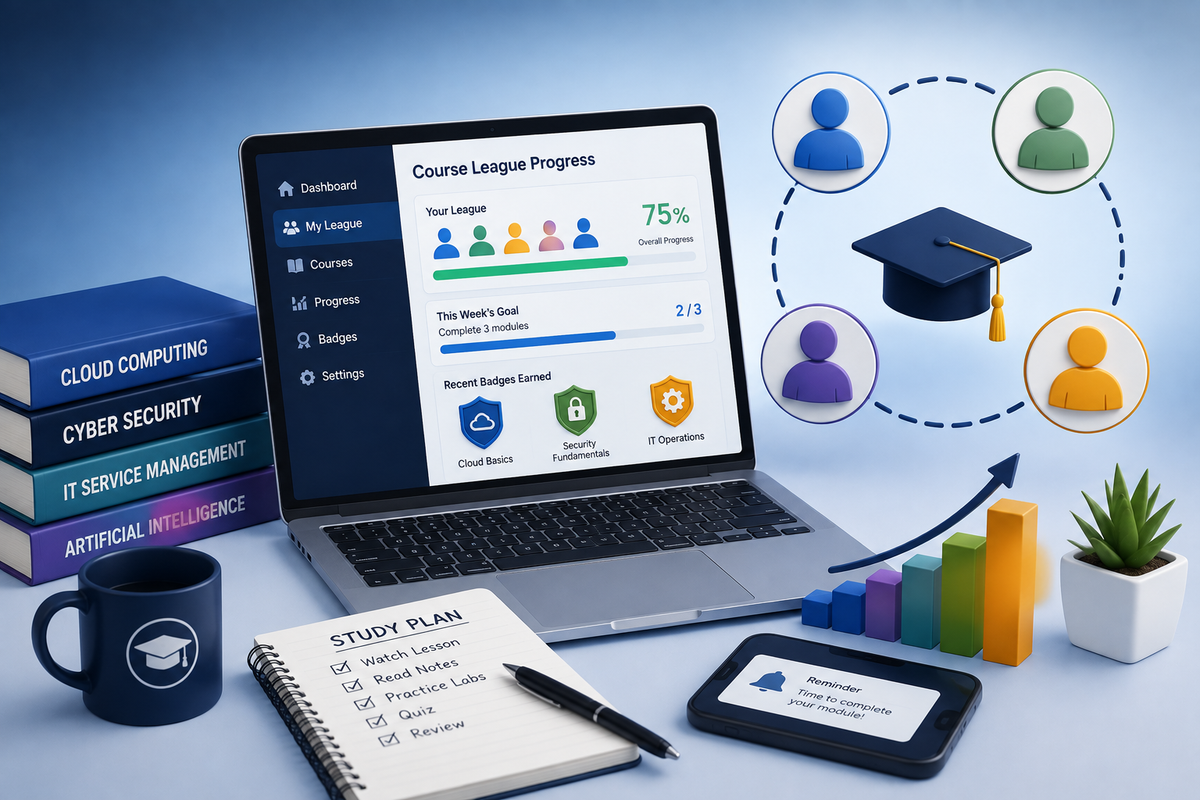 How Course Leagues Keeps Your IT Training on Track