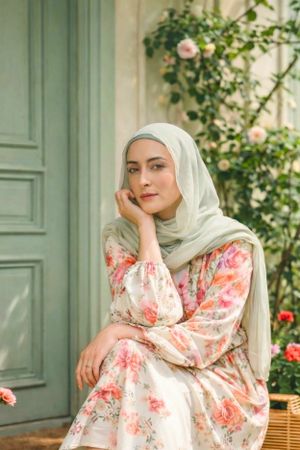 the floral modest dress | Deenista & the city