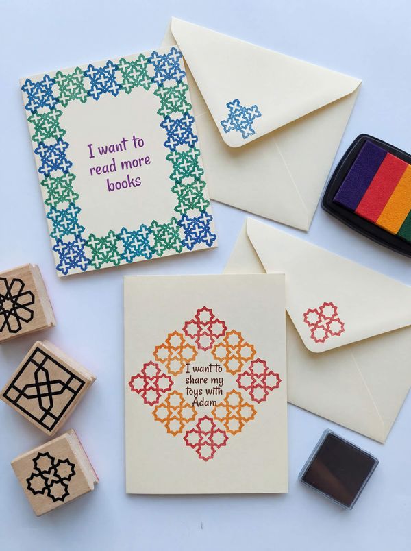 4 easy Ramadan crafts for kids using Islamic geometry