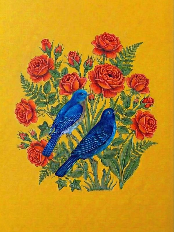 golo morgh: persian art of love, the bird and the rose