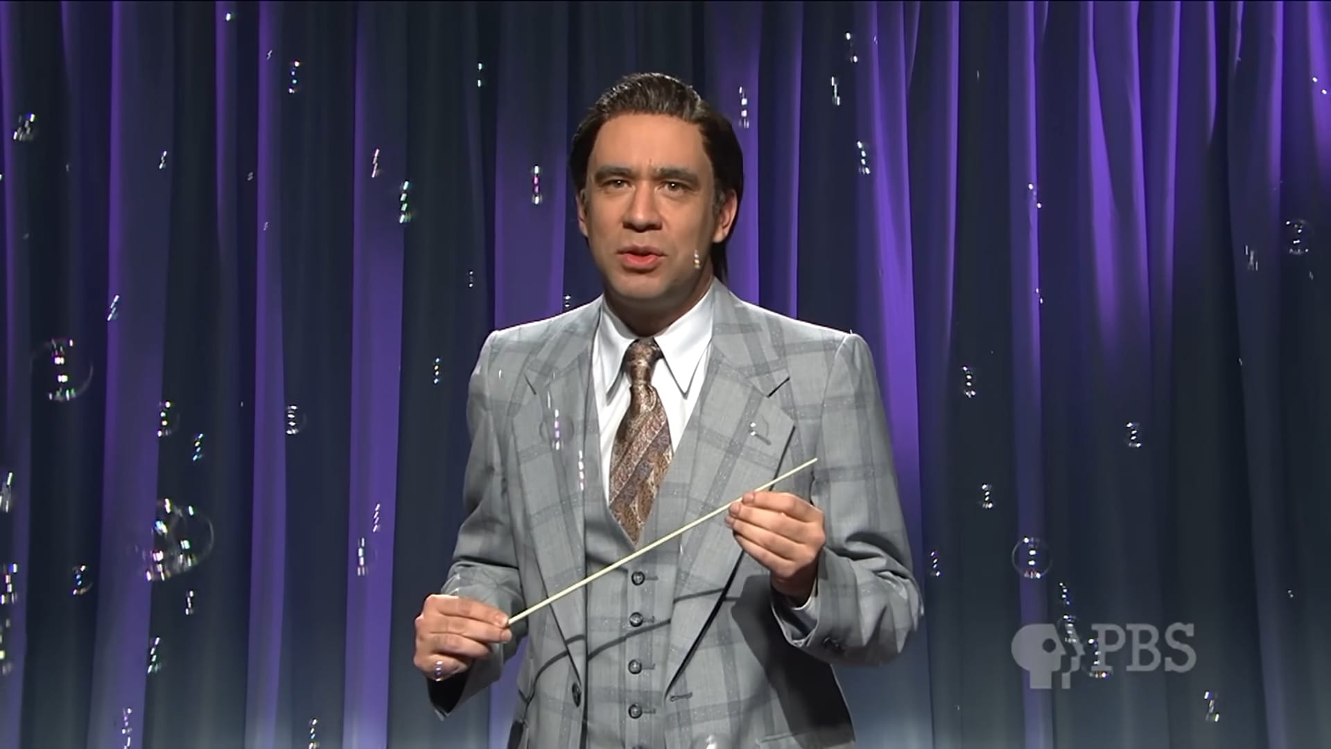Fred Armisen playing Lawrence Welk.