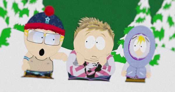 The South Park kids dressed as metrosexuals.