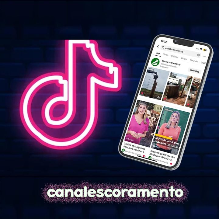 Novo @canalescoramento no TikTok