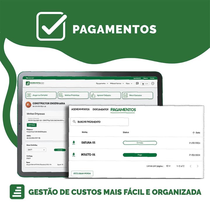 Suas faturas e boletos no App