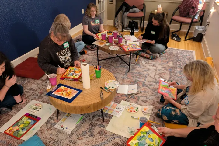Winter Zen Paint with Watercolor: “Emerging from Winter” March 27 at Enlighten Healing Collective