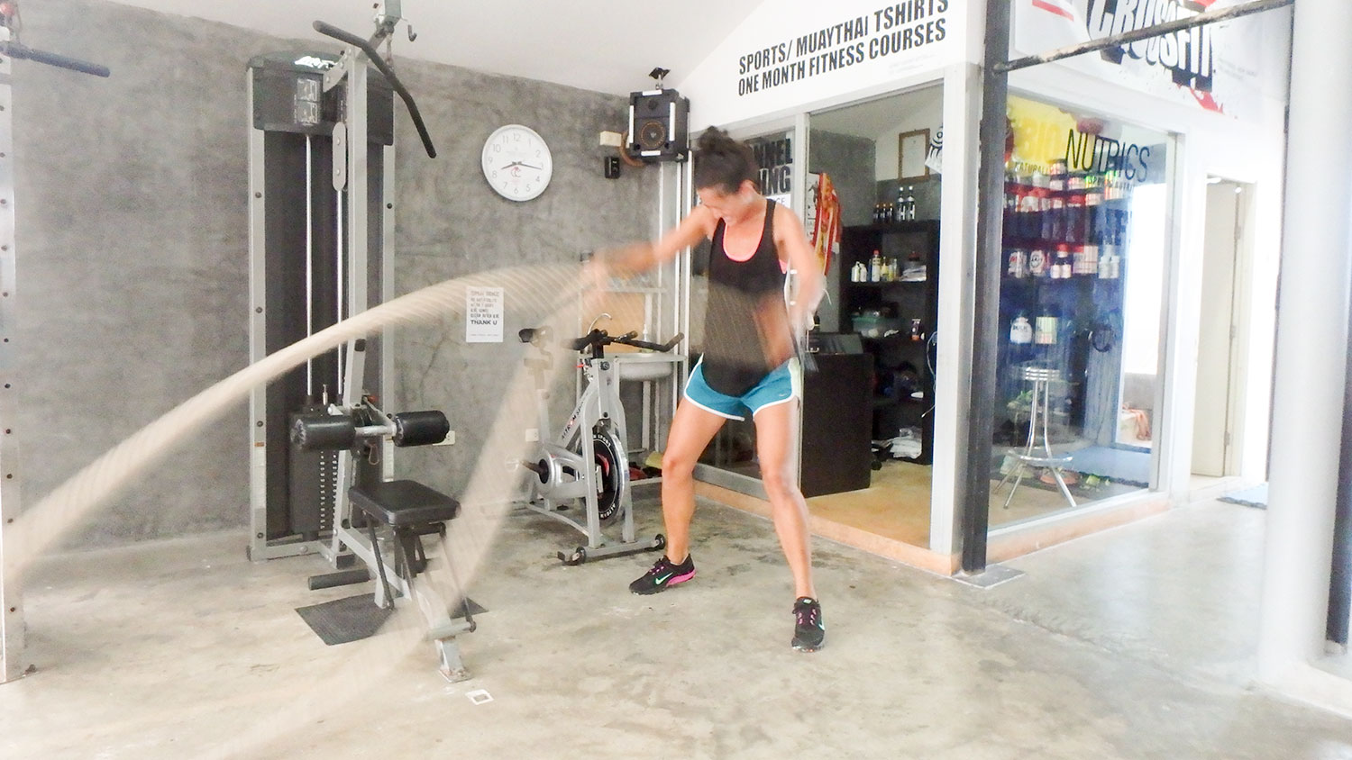Meghan on the ropes 2