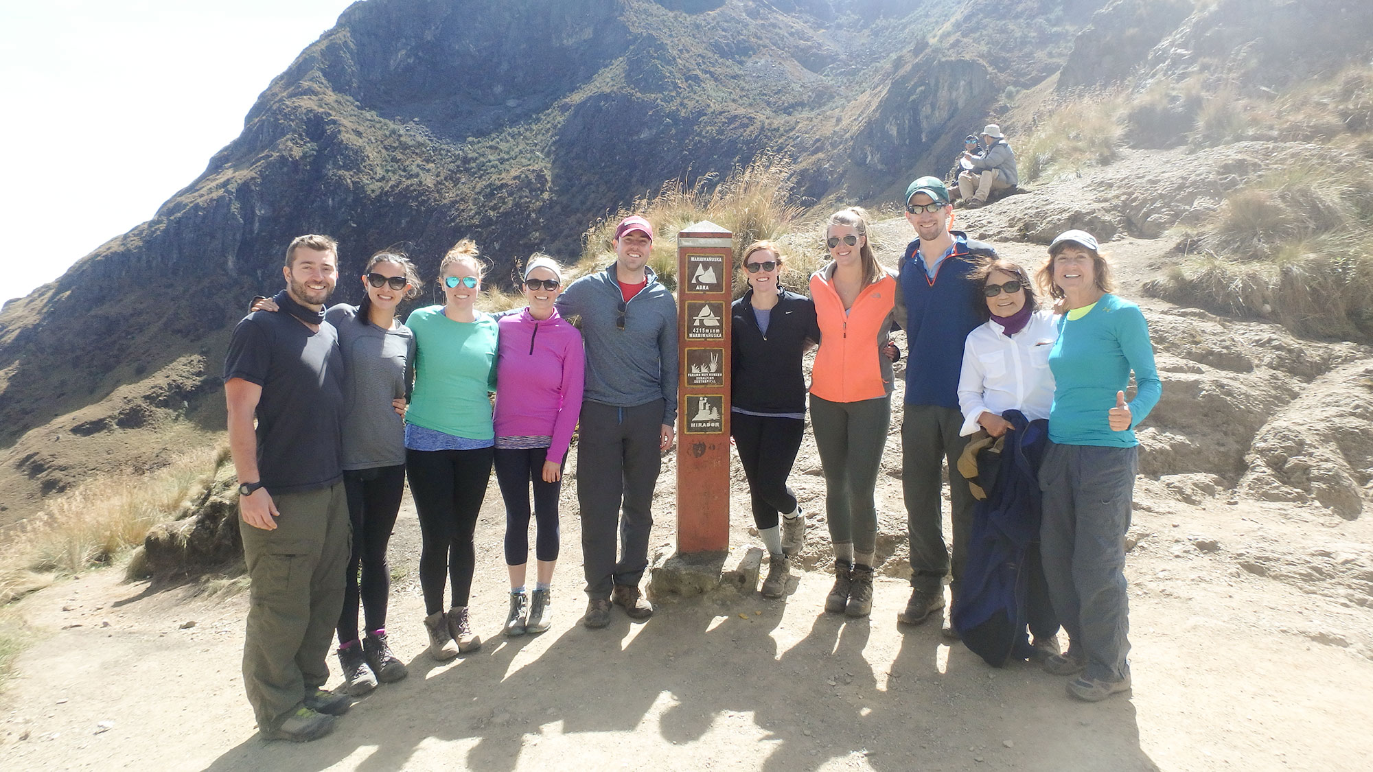 The team at the top