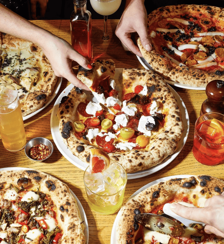 HAPPY FACE, Victoria & Kings Cross - 50% off pizza