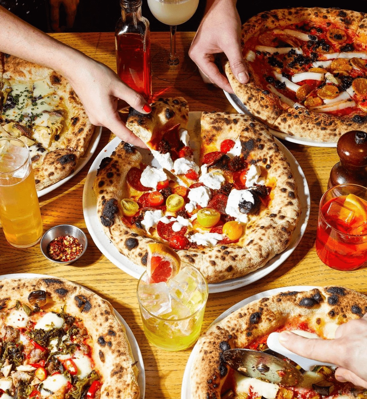 HAPPY FACE, Brent Cross - 50% off pizza from 12th to 18th April