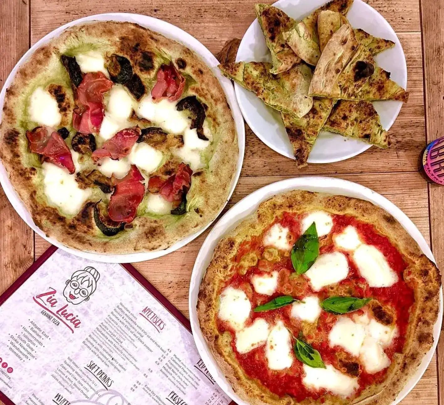 ZIA LUCIA, Canary Wharf - 50% off pizza from 1st-7th November