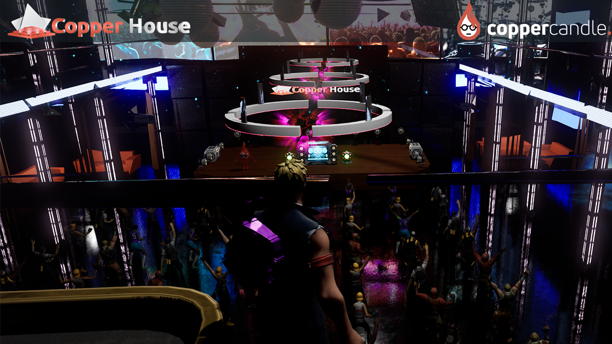 Copper Candle -  pioneering the future of live entertainment by bringing real-world events into the Metaverse