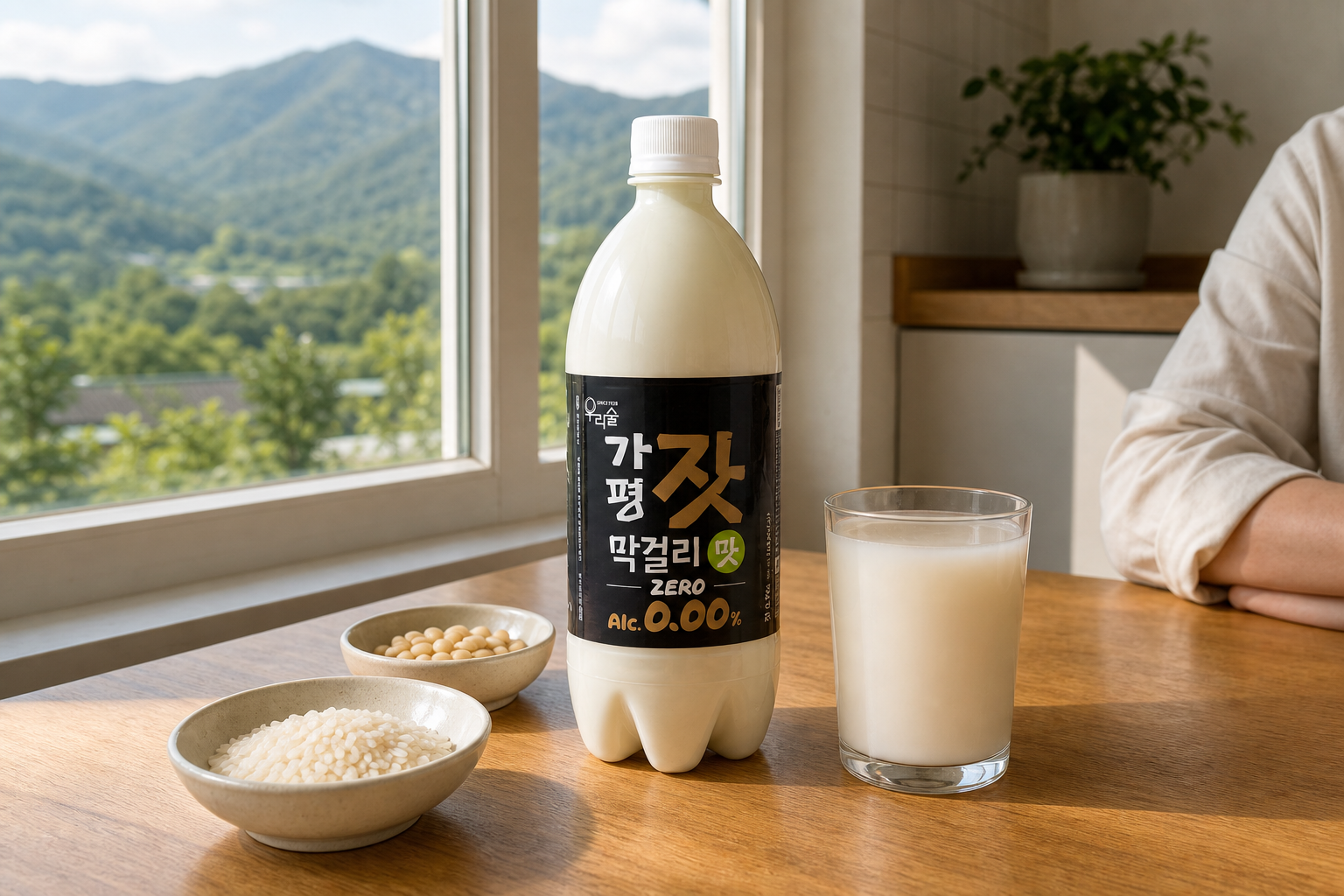 국내산 쌀과 가평 잣의 풍미
